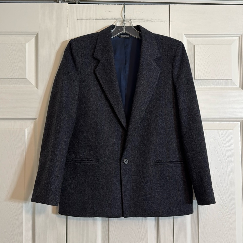 CHRISTIAN DIOR Boys Blue Blazer Schoolboy Vintage Dior Approx Size 14/16